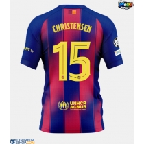 Moški Nogometni dresi Barcelona Andreas Christensen #15 Domači 2025-26 Kratek Rokav